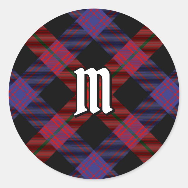 Adesivo Clan Brown Tartan (Frente)