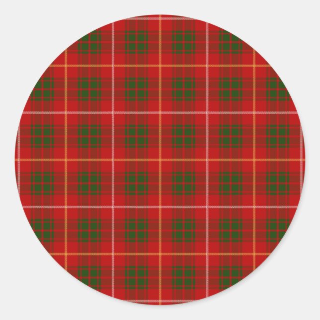 Adesivo Clan Bruce Tartan (Frente)