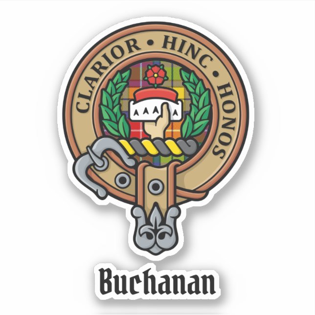 Adesivo Clan Buchanan Crest (Frente)