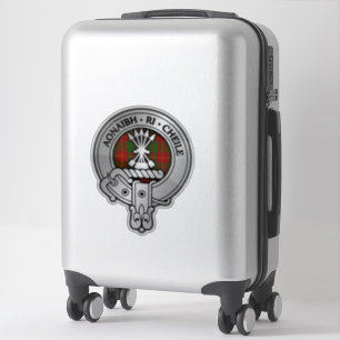Adesivo Clan Cameron Crest & Tartan Sticker