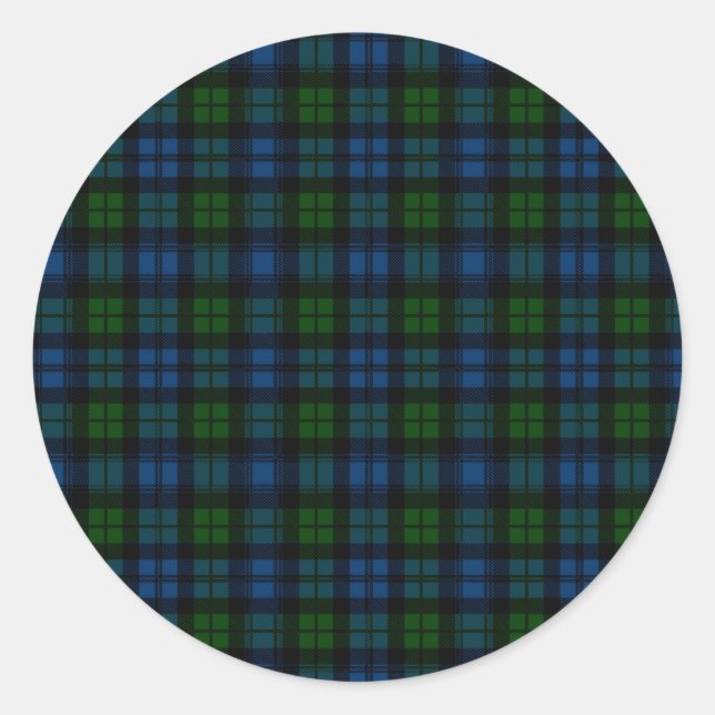 Adesivo Clan Campbell Militar Tartan (Frente)
