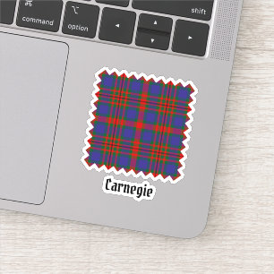 Adesivo Clan Carnegie Tartan