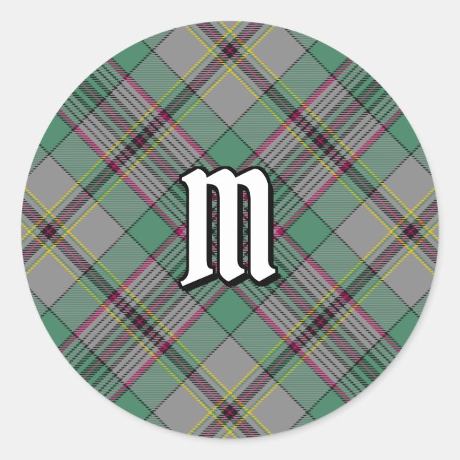 Adesivo Clan Craig Tartan Classic Round Sticker (Frente)