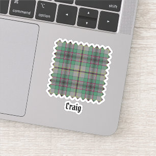 Adesivo Clan Craig Tartan Sticker