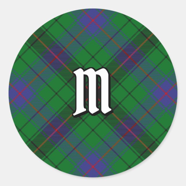 Adesivo Clan Davidson Tartan (Frente)