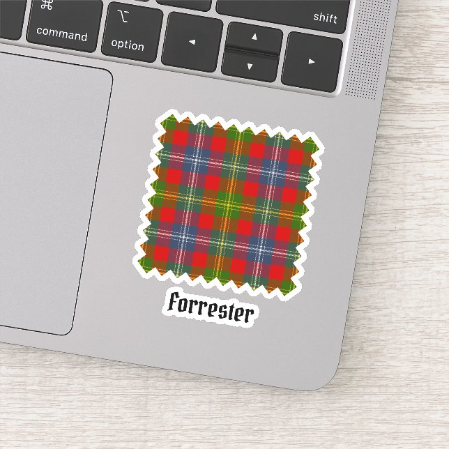 Adesivo Clan Forrester Tartan (Detalhe)