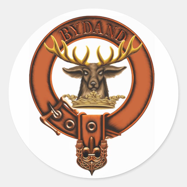 Adesivo Clan Gordon Casaco of Arms/crista da família Clan (Frente)