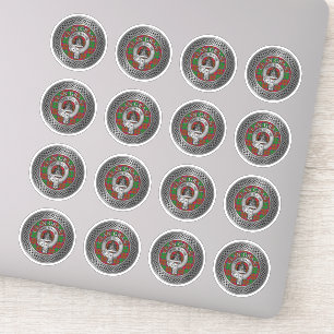 Adesivo Clan Grant Crest & Tartan Knot