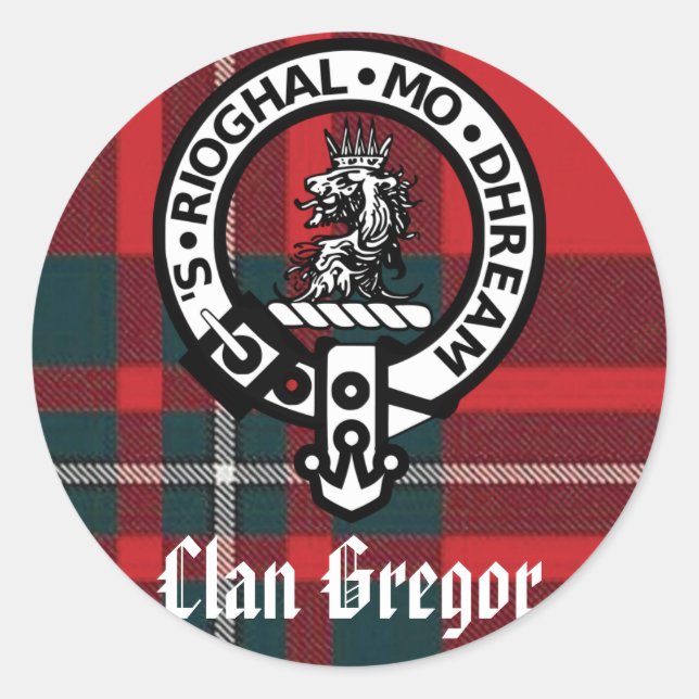 Adesivo Clan Gregor Stickers (Frente)