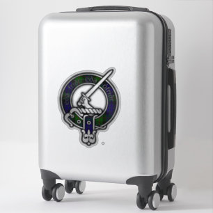 Adesivo Clan Gunn Tartan Crest (Old Norse) Sticker
