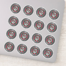 Adesivo Clan Haig Crest & Tartan Knot