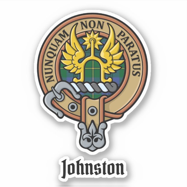 Adesivo Clan Johnston Crest Sticker (Frente)