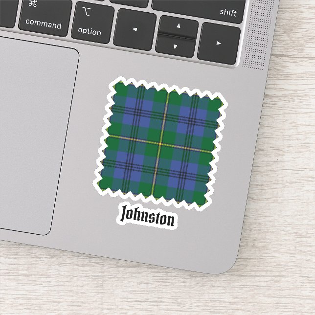 Adesivo Clan Johnston Tartan Sticker (Detalhe)