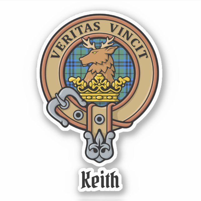 Adesivo Clan Keith Crest Sticker (Frente)