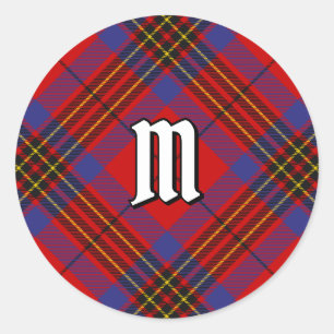 Adesivo Clan Leslie Red Tartan