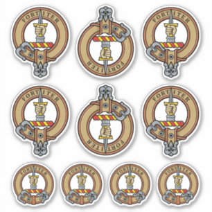 Adesivo Clan MacAlister Crest Sticker Set