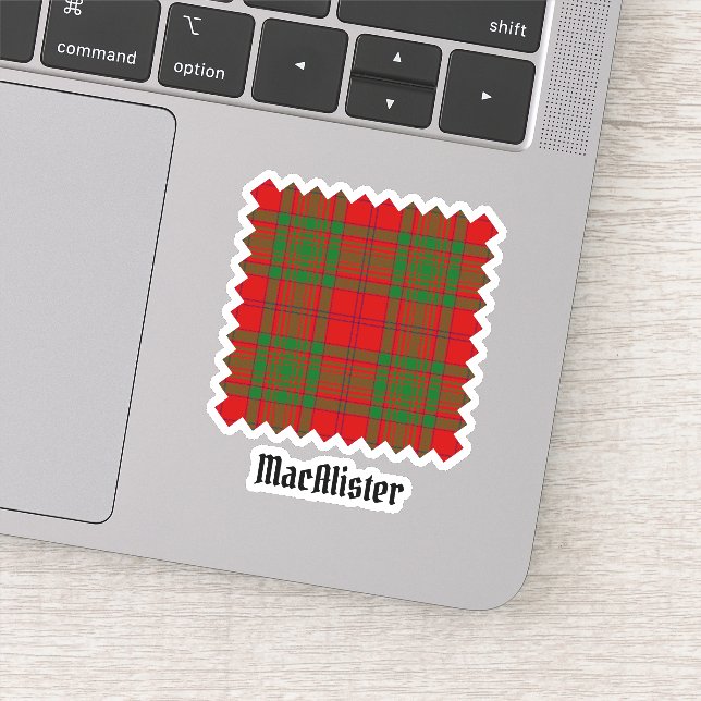 Adesivo Clan MacAlister de Glenbarr Tartan (Detalhe)
