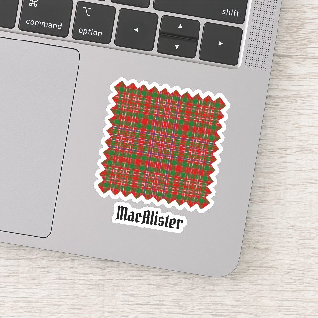 Adesivo Clan MacAlister Tartan Sticker (Detalhe)