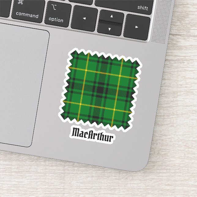 Adesivo Clan MacArthur Tartan (Detalhe)