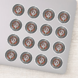 Adesivo Clan MacDuff Crest & Tartan Knot