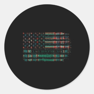 Adesivo Clan Macfarlane Caça Escocesa De Tartan Us Flag Sc