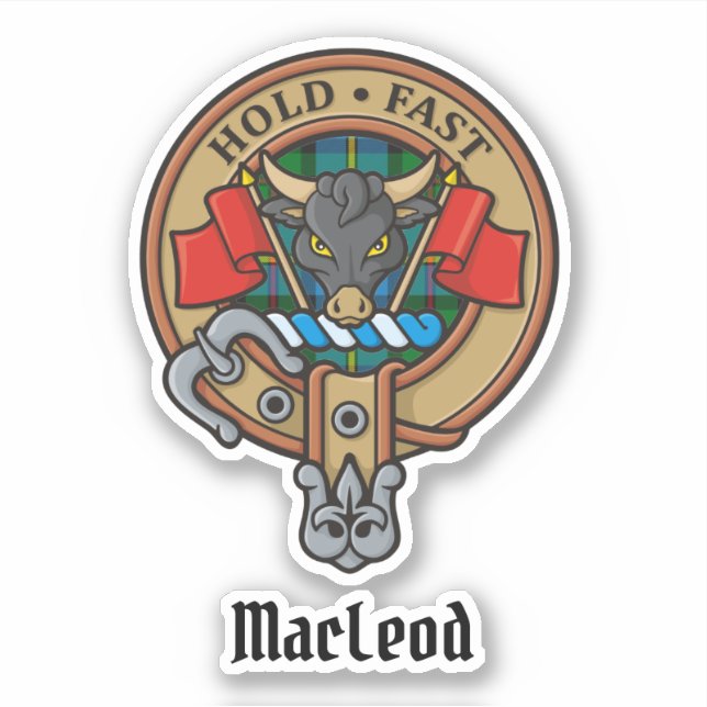 Adesivo Clan MacLeod Crest (Frente)