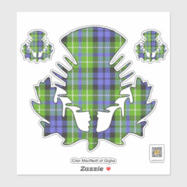 Adesivo Clan MacNeill da Gigha Tartan Thistle Sticker