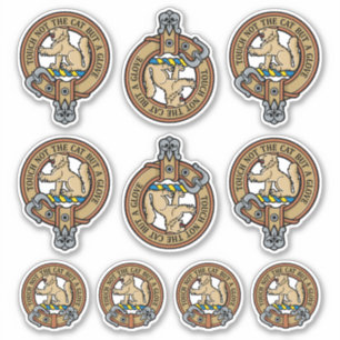 Adesivo Clan MacPherson Crest Sticker Set