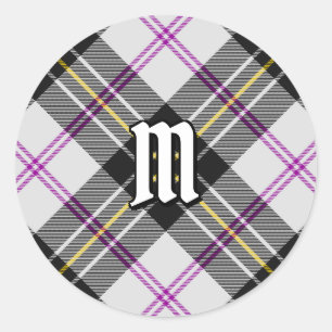 Adesivo Clan MacPherson Vestir Tartan Classic Round Sticke