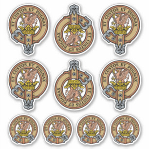 Adesivo Clan Marjoribanks Crest Sticker Set
