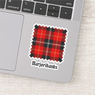 Adesivo Clan Marjoribanks Tartan