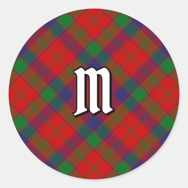 Adesivo Clan Robertson Tartan (Frente)