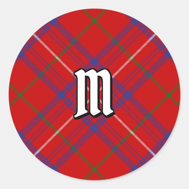 Adesivo Clan Rosa Tartan (Frente)