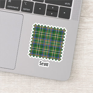 Adesivo Clan Scott Green Tartan Sticker