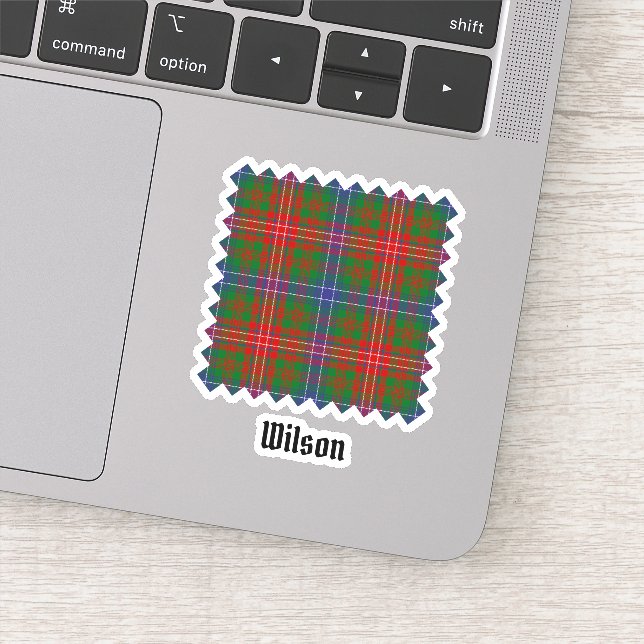 Adesivo Clan Wilson Modern Tartan (Detalhe)