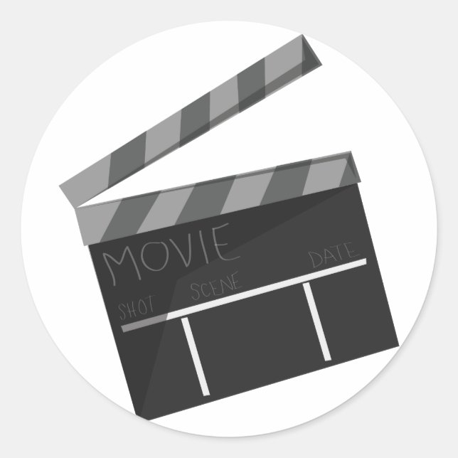 Adesivo Clapper do Filme (Frente)