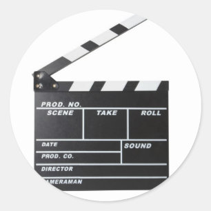 Adesivo clapperboard do filme de filme