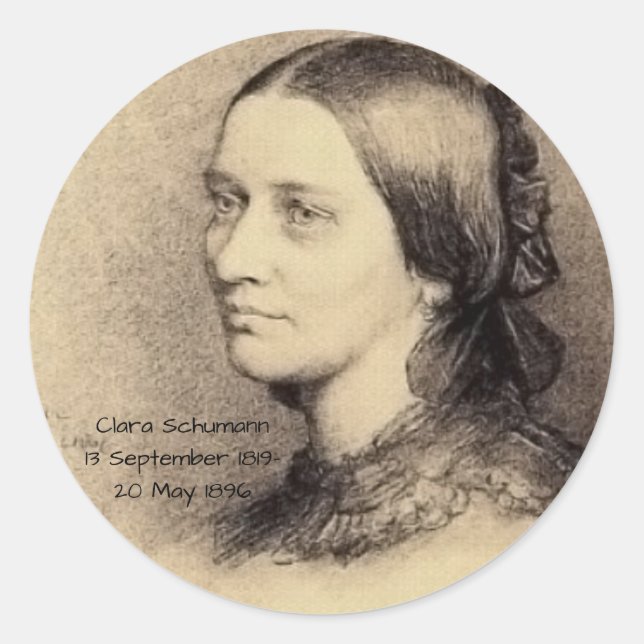 Adesivo Clara Schumann (Frente)