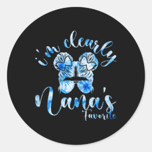 Adesivo Claramente sou a avó favorita da Nana