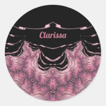 CLARISSA ~ Preto e Rosa ~