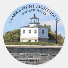Adesivo Clarks Point Lighthouse Massachusetts Stickers
