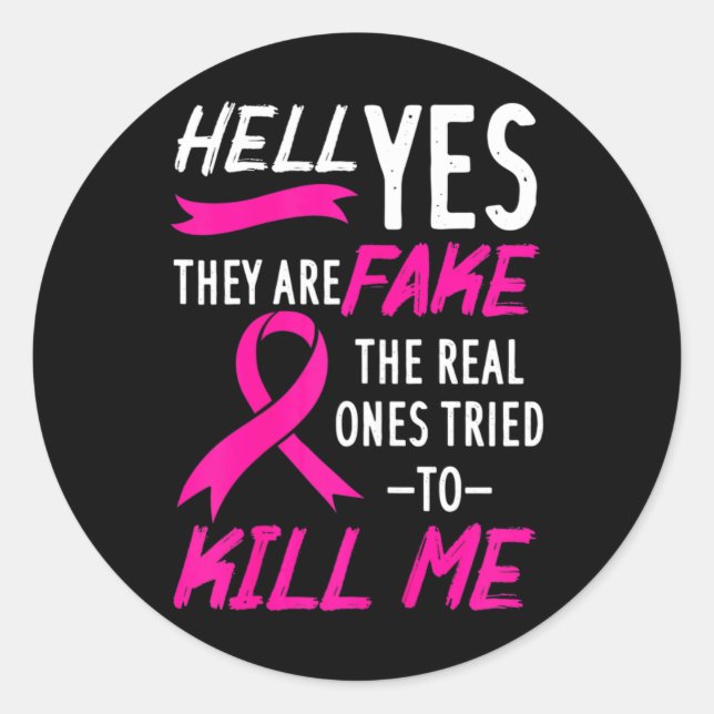 Adesivo Claro Que São Falso Os Verdadeiros Tentados A Mata (Frente)