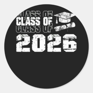 Adesivo Classe 2026 Mais velho 2026 Escola de Vintage para