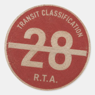 Adesivo Classe 28 de Acesso Restrito ao Trânsito da RTA