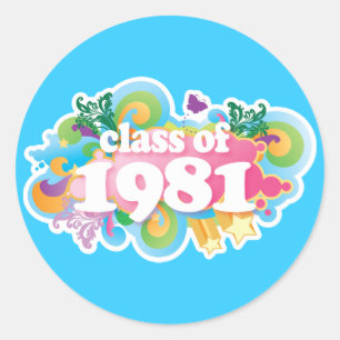 Adesivo Classe de 1981
