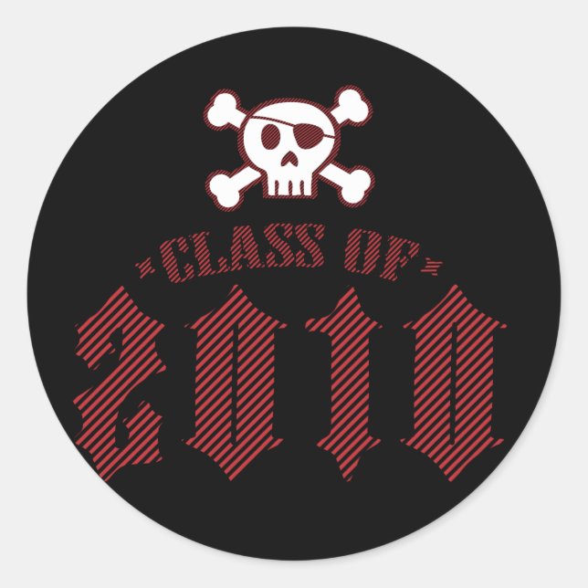 Adesivo Classe de 2010-Punky Pirate Sticker (Frente)
