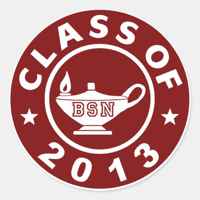 Adesivo Classe De 2013 BSN (Frente)