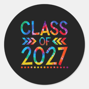 Adesivo Classe de 2027 - Tie dye Back to School of 20