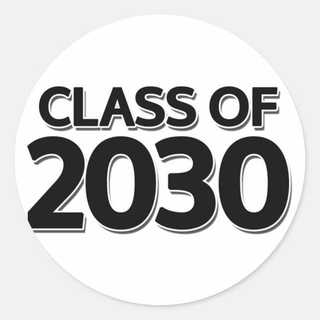 Adesivo Classe de 2030 (Frente)