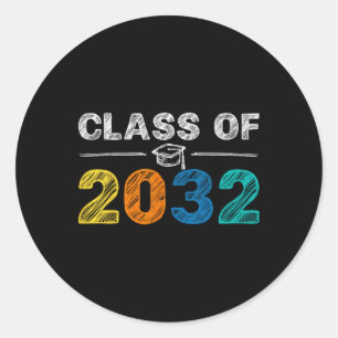 Adesivo Classe de 2032 Primeiro Dia da Escola Pré-K Gift K